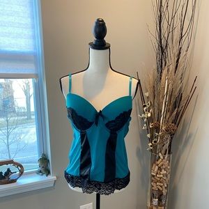 ✨Just Sexy Lingerie (NWOT) Plus-Size Crop Cami Set